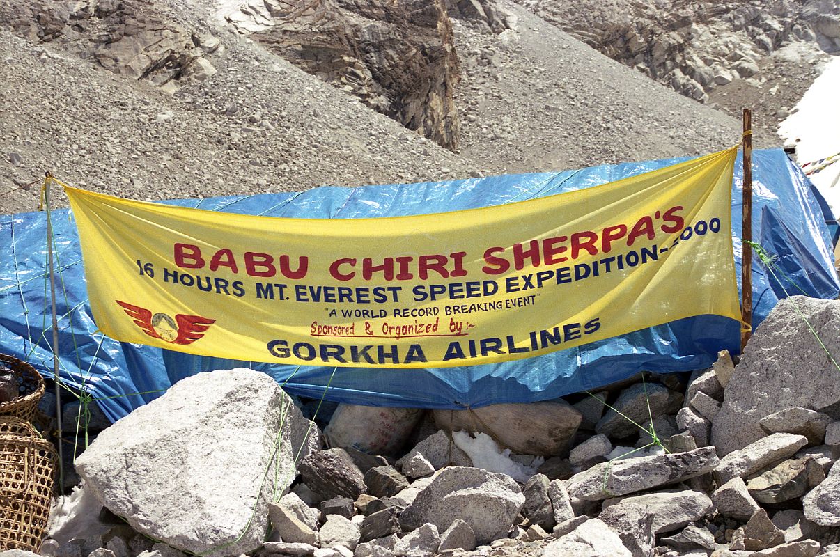 14 Babu Chiri Sherpa Speed Record Expedition At Everest Base Camp In 2000 